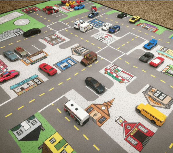 Matchbox Car Mat