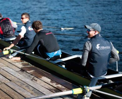 Lenox rowing team at Head Of The Charles Regatta