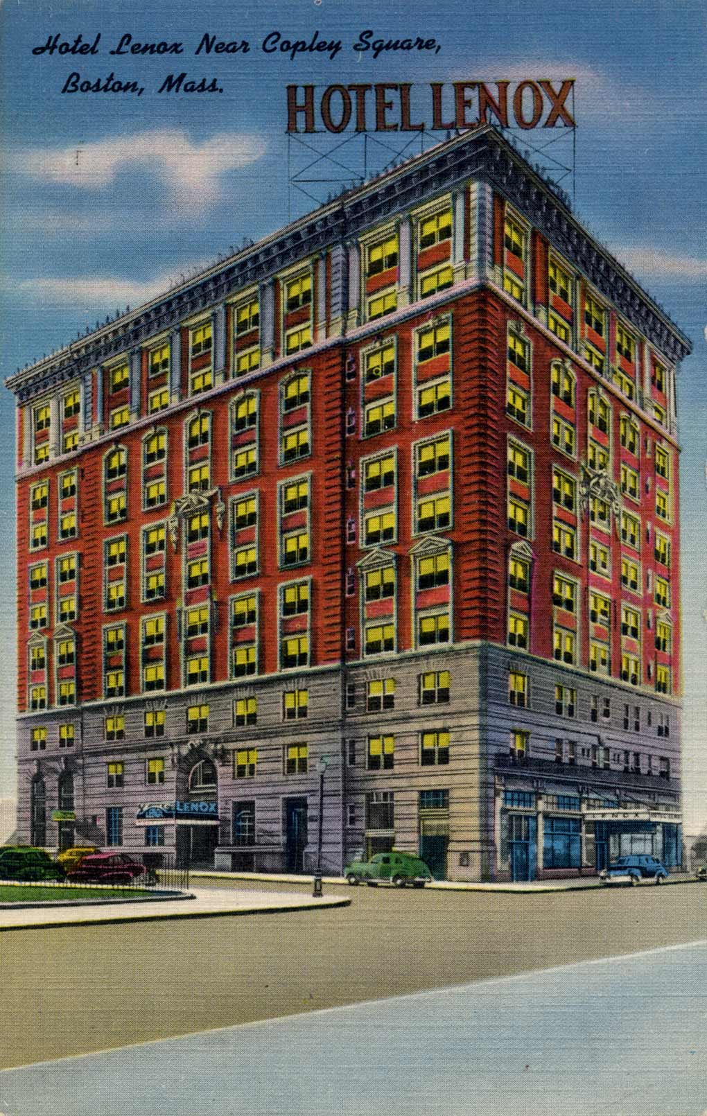Postcards From The Past - Lenox Hotel